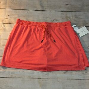 We Wander WeFlex Coral Athletic split Skort with Drawstring